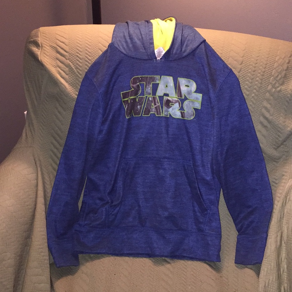 BOYS SIZE 8 STAR WARS HOODIE HOODY SWEAT SHIRT